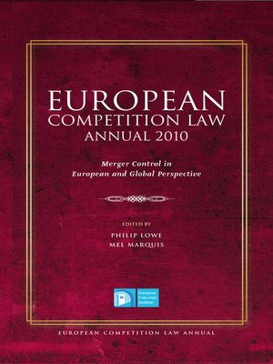cover image of European Competition Law Annual 2010